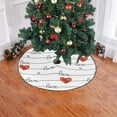 thumbnail image 2 of FMSHPON Love Heart Letter Xmas Christmas Tree Skirt Stand Mat for Holiday Party Decoration Indoor Outdoor 48 inches, 2 of 3