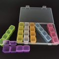 thumbnail image 5 of Caja de pintura de diamantes de 28 rejillas, cajas de contenedor organizador de almacenamiento de plástico transparente de cuentas Afortunado Sencillez, 5 of 5