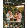 thumbnail image 4 of Cadena de luces Brightown G40 para exteriores, 15 cm, 15 m, 52 bombillas, impermeable, 4 of 9