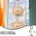 thumbnail image 3 of HEALEEP Colgador De Sombreros Para Pared Estilo Bohemio En Macramé Beige Con Materiales Resistentes, 3 of 8