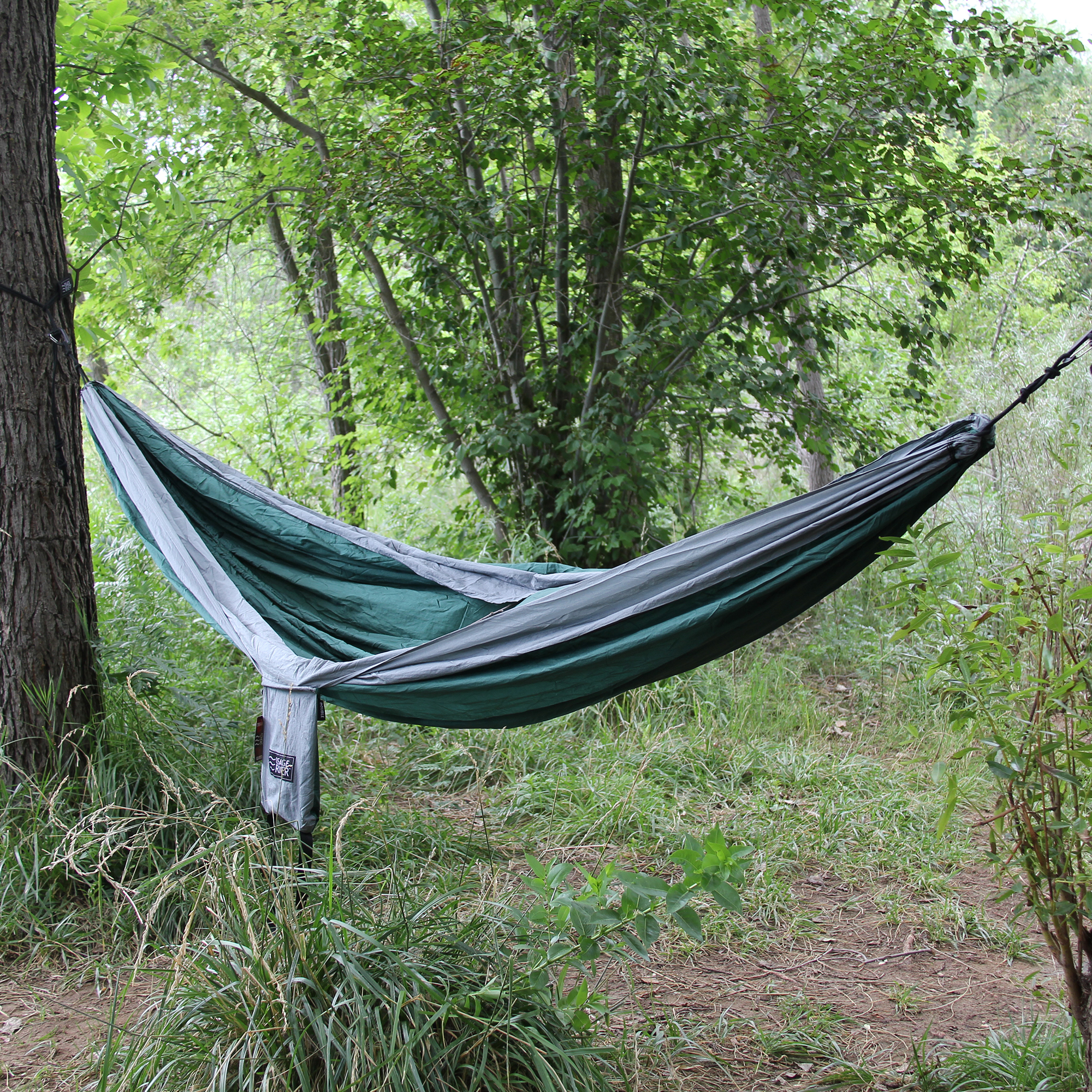 Osage River Twain シングルハンモック パラシュートスタイル キャンプ ハイキング バックパッキングに Osage River Twain Single Hammock - Overstock - 14032740