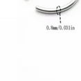 thumbnail image 3 of K-KED 1Pcs Moon Shape Nose Hoop Fake Septum Nose Rings Helix Piercing Nose Rings -multi, 3 of 9
