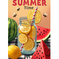 thumbnail image 4 of Decorative Design Summer Celebration Colorful Theme Hello Summer Refreshment Lemon Decor Watermelon Banner for Outdoor Party Beach Decoration Picnic Setup, 4 of 7
