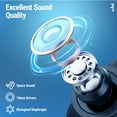 thumbnail image 4 of Middle Rabbit SW5 2.4G Wireless Gaming Earbuds with Mic, 20ms Low Latency, Dongle & Bluetooth 5.4 Dual-Mode Headphones, 4 Built-In Microphones, Compatible with PC PS5 PS4 Desktop Computer VR, 4 of 7