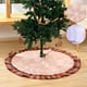 thumbnail image 1 of Snowflake Alphabet Tree Skirt, Linen Snowflake Alphabet, Festive Christmas Decoration, Premium Quality Fabric, Easy to Hang, For Bedroom Decoration, Large Size, Christmas Tree Skirt, Home, 1 of 8