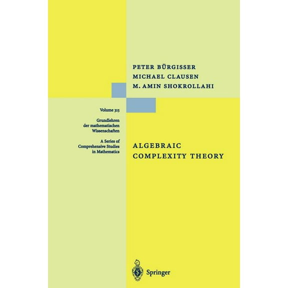 Grundlehren Der Mathematischen Wissensch Algebraic Complexity Theory, Book 315, (Paperback)