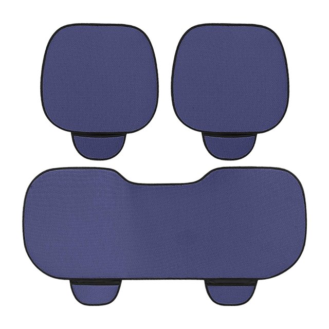 Nuevo cojín de asiento de coche de verano de seda de hielo, conjunto de tres piezas, cojín de asiento de coche, venta al por mayor, pieza sin respaldo, cojín fresco