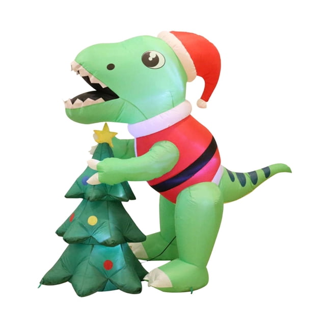 Abbracc Christmas Inflatables Collections Christmas Decoration Patio with LED Lights C