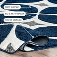thumbnail image 3 of nuLOOM Gabriela Contemporary Trellis  Area Rug, 2' x 3', Gabriela Navy, 3 of 10