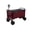 Red, variant on M8TRX SPORTS EA100 Electric Power Assist Wagon, 225 lb Heavy Duty Foldable Utility Cart with 24V Battery Motor Drive, Variable Speed Trigger, USB Charging, Camping Beach Garden Wagon