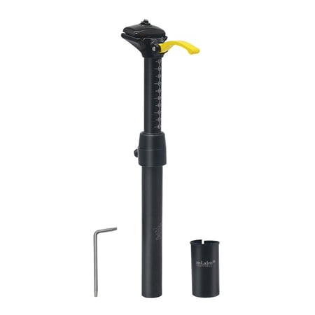 mi.xim mi.xim 31.6mm Bike Dropper Seatpost Manual Control Seat Tube 100mm Height Adjustable Hydraulic Shock Absorber for MTB Mountain Road Bike