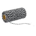 thumbnail image 3 of BUYISI Textile Art Vibrant S Diy Home Textile Cotton Rope Jewelry Making Wrapping 03 Red + White, 3 of 5
