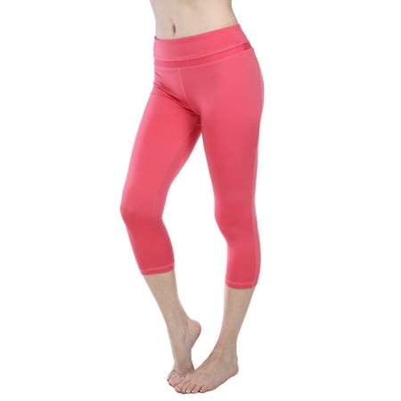 Emmalise Junior Women's Yoga Gym Workout Capri Legging Pants (Best Workout Capris To Hide Cellulite)