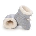 thumbnail image 4 of 0-18M Baby Girl Boots Newborn Winter Warm Fleece Crib Shoes Non-Slip Booties First Walkers, 4 of 7