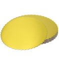 thumbnail image 1 of 15pcs Cake Board Round, 11 inch Cake Circle Base Cake Plate Round Cardboard Base, Gold, 1 of 6