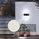 thumbnail image 4 of Aplique de pared exterior LED IP65, iluminación exterior impermeable, lámpara de aluminio acrílico de 10 W, adecuada para patio, jardín, terraza, pasillo, paso, cuadrado (redonda, blanco frío), 4 of 5