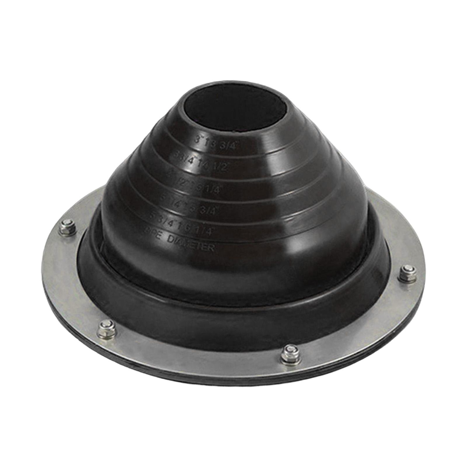 High Temperature Silicone Tent Jack, Pipe Od 3" to 6.3" Fireproof Wood