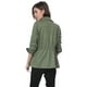 thumbnail image 5 of Chaqueta Utilitaria Ligera Con Bolsillos Con Solapa En La Cintura Con Cordón Para Mujer Verde XL, 5 of 6