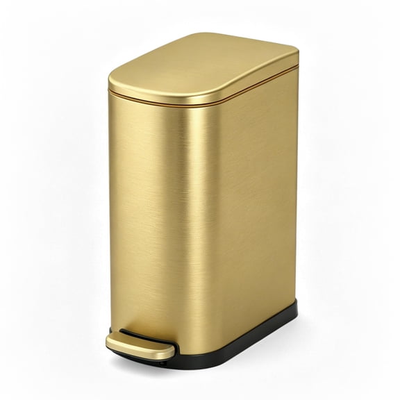 Trash Can with Lid Step Garbage Can,Pedel Garbage Can with Removable Inner Bucket, Wastebasket Bathroom, Office, Bedroom