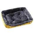 thumbnail image 2 of Dog House Rectangle Shape Animals Print Warm Kennel Pet Winter Nest for Winter, 2 of 10
