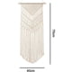 thumbnail image 5 of Colgante de pared con borlas, macramé para colgar en la pared, tejido a mano, arte de pared, tapiz de macramé para dormitorio, oficina, decoración de pared del hogar, 5 of 5