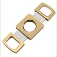 thumbnail image 5 of Gold Cigar Cutter Portable Metal Sharp Guillotine Cigar Outdoor Travel Stainless Steel Cigar Scissors for COHIBA Cuban Puro (Gun gray), 5 of 7