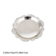 thumbnail image 3 of Aparatos de cocina, accesorios de cocina, bandeja de metal plateado con relieve, bandeja para postres, aperitivos, porta joyas, organizador de tocador, platos decorativos para el hogar, cocina, dormit, 3 of 6