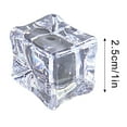 thumbnail image 3 of SPOORYYO Realistic Artificial Plastic Ice Pieces for Decorative Display and Photography - Set of 6 Clear Fake Ice Blocks for Summer Drinks, Wine Chilling, and Event Decor, 3 of 5