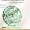 thumbnail image 7 of SPOORYYO Silent 9-inch 3-Speed Multi-Angle Adjustable Small Fan with Dual Bracket - Strong Wind, Whisper Quiet Operation, Perfect for Desktop, Bedroom & Office, 7 of 7