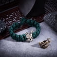 thumbnail image 5 of 2Pcs 2 Colors Dragon Head Paracord Beads 6mm Hole Brass European Beads Large Hole Beads Dragon Head Beads Paracord Beads DIY Jewelry Charms Accessories for Bracelet Necklace Jewelry Making, 5 of 8