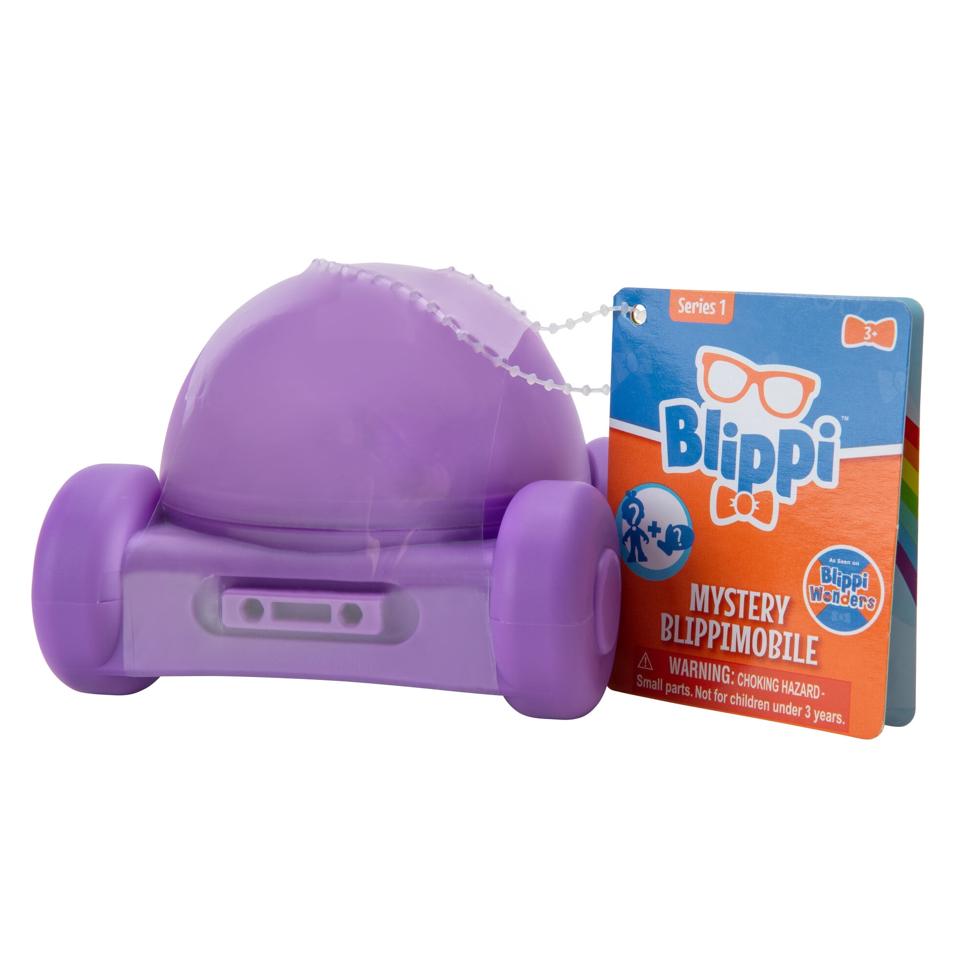 Mystery 3 inch BlippiMobiles Collectible - Includes 1 BlippiMobile, 1 Exclusive Blippi Figure, 1 BlippiMobile Accessory