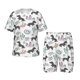 thumbnail image 1 of Fotbe Dachshund Dog Puppy Pijama Estampada de 2 Piezas para Niños – Ropa de Dormir de Manga Corta Cómoda para Niños y Niñas, Camiseta y Shorts de Algodón-Medium, 1 of 6
