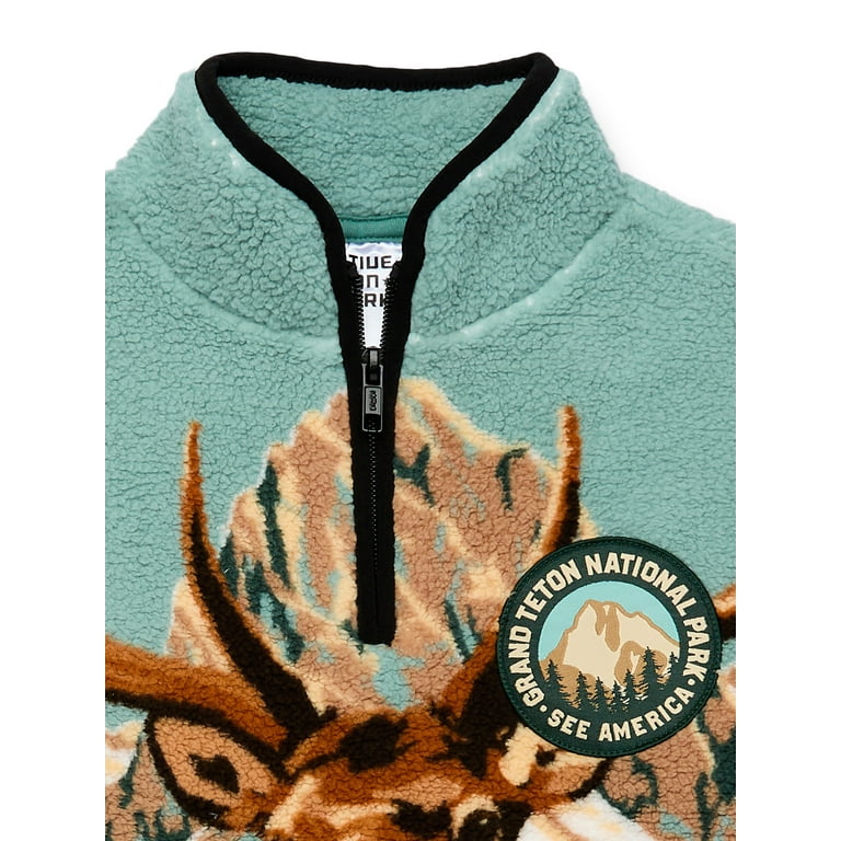 See America Boys Fleece Top with Long Sleeves, Sizes 4-18 See America Boys Fleece Top with Long Sleeves, Sizes 4-18