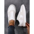 thumbnail image 1 of Sneakers Women's Sports Shoes Brown Casual Shoes Flat Skateboarding Shoes, 1 of 4