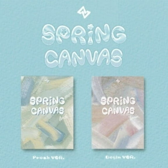 Sevenus - Spring Canvas - Random Cover - incl. 88pg Photobook, 2 Photocards, Postcard, 4-Cut Photo, Bookmark, Sticker, Poster   Coloring Card - Music & Performance - CD