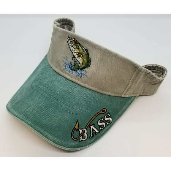 Just Hook 'Em Bass Visor Hat