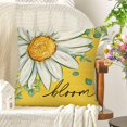 thumbnail image 6 of Spring Cartoon Mouse Decorative Throw Pillow Covers 20 x 20 Set of 4, Daisy Flower Bloom Gather Love Yellow Cushion Case Decor, Blue Plaid Stripes Farmhouse Home Decoration for Sofa Couch, 6 of 6