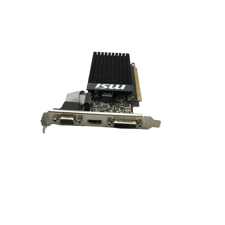 MSI NVIDIA GeForce GT 710 2GB DDR3 Video Graphics Card GT 710 2GD3H-LP