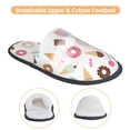 thumbnail image 3 of Slippers for Women, Cartoon Donut Ice Cream Candy Womens Slippers Fuzzy Winter House Shoes, Soft Anti-Skid Slippers Indoor and Outdoor, 3 of 5