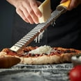 thumbnail image 2 of Kitchen Cheese Grater & Lemon Zester -ergonomic Handle - Easy To Grate Or Zest Lemon, Orange, Citrus(1pc, Yellow), 2 of 5