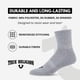 thumbnail image 3 of Pack de 12 calcetines True Religion Mid Crew para hombre, tallas 8-12, 3 of 7