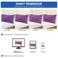 thumbnail image 7 of PiccoCasa 2Pcs Cotton Pillowcases Zippered Queen Pillow Covers, 20"x30", Dark Purple, 7 of 7