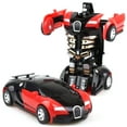 thumbnail image 1 of Coche robot deformable, juguete para niños, robot automático, juguete genial para cumpleaños de niños., 1 of 8