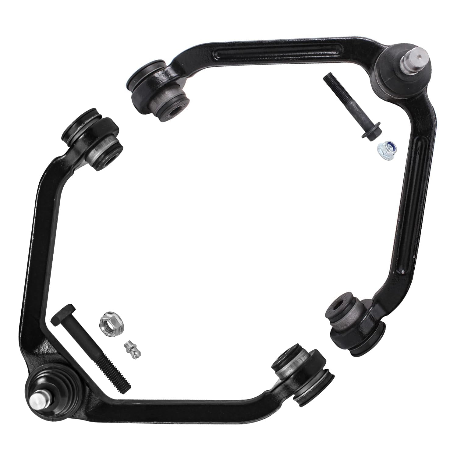 Detroit Axle - Front End 12pc Suspension Kit for Ford Ranger Mazda B3000 B4000, 2 Upper Control Arms 2 Lower Ball Joints Inner and Outer 4 Tie Rods 2 Boots 2 Sway Bars Replacement