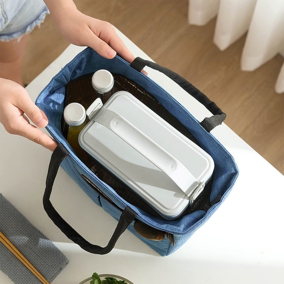 FOMIYES Aluminum Foil Lunch Tote Bag in , Insulated for Cold and Hot Food, Ideal for Outdoor Picnics and School Use