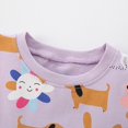 thumbnail image 3 of URMAGIC Kids Cute Cartoon Print Princess Dress Toddler Girl Long Sleeve Pullover Round Neck Dresses 1-18T, 3 of 8