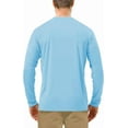 thumbnail image 2 of Mens UPF 50+ UV Sun Protection Shirts Outdoor Long Sleeve SPF Rash Guard for Fishing Hiking Swimming Running, 2 of 5