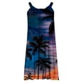 thumbnail image 3 of Babysbule Summer Dresses for Women Summer Printed Sleeveless Scoop Neck Sexy Sundress Casual Flowy Swing Beach Dresses, 3 of 4