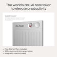 thumbnail image 2 of PLAUD NOTE AI Voice Recorder, App Control, Transcribe & Summarize, 112 Languages, Audio Recorder for Lecture/Meeting/Call, 30H Continious Record, 30g, 2 of 9
