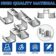 thumbnail image 2 of relayinert Grating Clip For Mezzanines Galvanized Steel Saddle Clip For Stair Treads Grating Saddle, 2 of 6